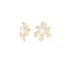 oorbellen sparkly flower pearl