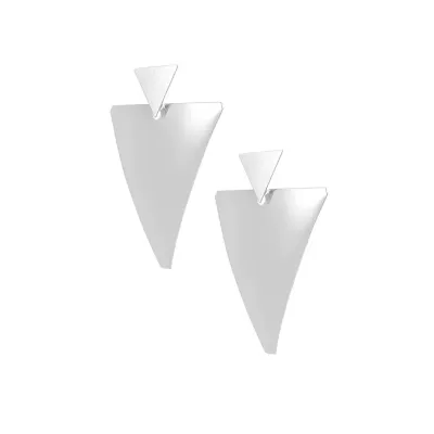earrings double triangle