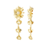 earrings flower with pearl