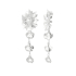 earrings flower with pearl