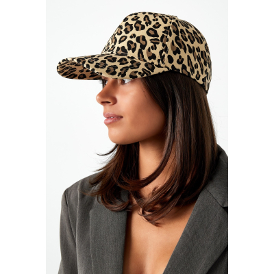 leopard print cap