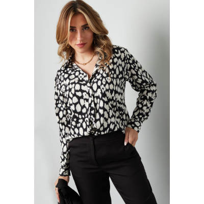 blouse leopard print