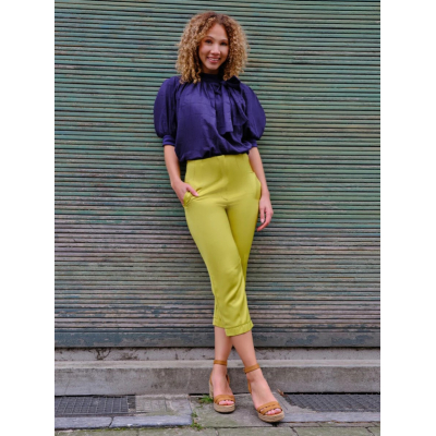 satin capri pants