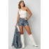 short denim pailletten