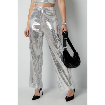 glitter cargo broek