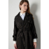 classic trenchcoat faux suede