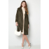 classic trenchcoat faux suede