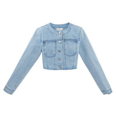 cropped jeans jacket