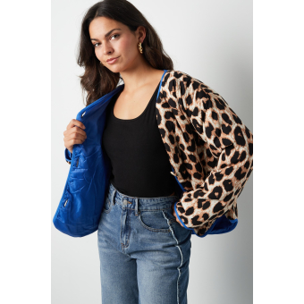 jacket leopard print