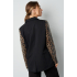 blazer panter glitter mouw