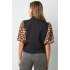 it girl blazer panter mouwen