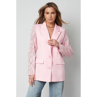 blazer glitter mouwen blazer glitter mouwen