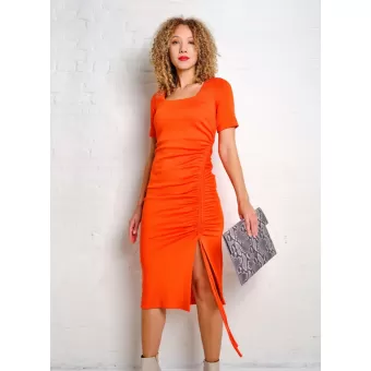 scuba crêpe dress