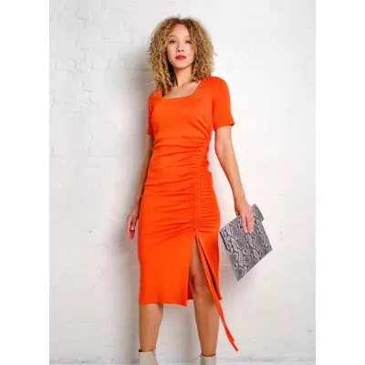 scuba crêpe dress