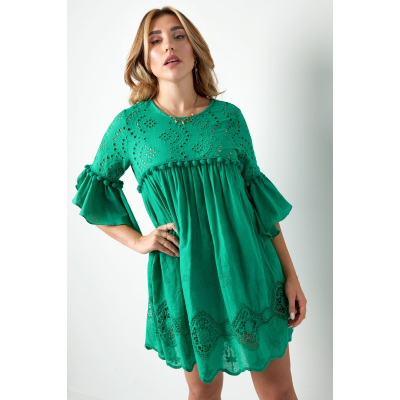 broderie jurk broderie jurk
