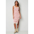 knitted dress striped
