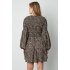 leopard mini jurk