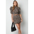 leopard print skirt