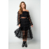 festival sparkly ruffle skirt