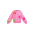 smiley knit trui