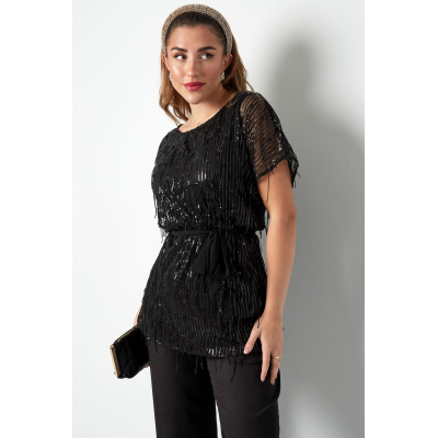 top glamour franjes top glamour franjes