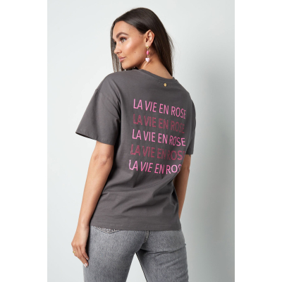 t-shirt la vie en rose