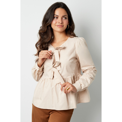 longsleeve peplum top