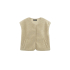 fluffy teddy waistcoat