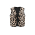 waistcoat bows leopard print