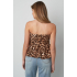 flared leopard print top