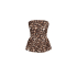 flared leopard print top