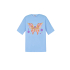 short sleeve top butterfly