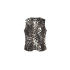 leopard print waistcoat