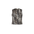 leopard print waistcoat