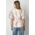 top met korte mouwen en bloemenprint