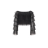 festival sparkly top ruffles