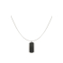 necklace black/silver charm