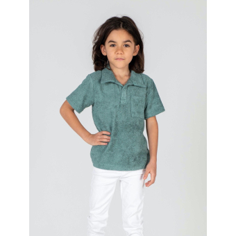 badstof poloshirt