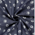 denim short bloemen