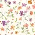 mousseline bloemen jurk