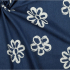 gebloemde denim rok